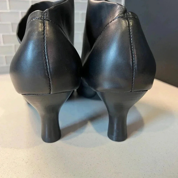 Adrianna Papell Black Ankle Boots Size 10 Wide Heel - Picture 9 of 11